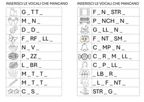 anteprima - Esercizi - VOCALI IN GIOCO - Pagina 2