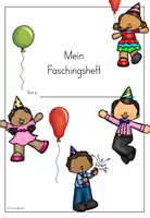 Vorschau - Arbeitsblätter - Arbeitsblätter/ Übungsheft Fasching Deutsch und Mathe Klasse 2 - Seite 1