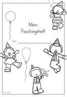 Vorschau - Arbeitsblätter - Arbeitsblätter/ Übungsheft Fasching Deutsch und Mathe Klasse 2 - Seite 2