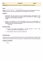 Vorschau - Klassenarbeiten - Klausur Erpenbeck Heimsuchung Textanalyse Schriftstellerin - Deckblatt