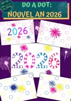 Aperçu - Jeux - Do a dot: Nouvel An - 2026 - Page de couverture
