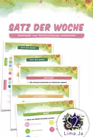 Vorschau - Fördermaterial/Inklusion - Satz der Woche Folien - Deckblatt