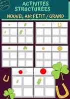 Aperçu - Jeux - Activités structurées: Nouvel An - petit / grand - Page de couverture