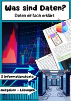 Vorschau - Arbeitsblätter - Was sind Daten? Grundlagen, Datenarten, Datenerfassung & Datenschutz - Deckblatt