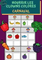 Aperçu - Jeux - Nourrir les clowns colorès: Carnaval - Page de couverture