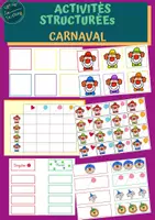 Aperçu - Inclusion - Activitès structurées: Carnaval - Page de couverture