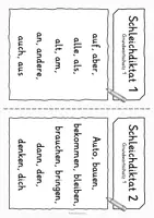 Vorschau - Arbeitsblätter - Grundwortschatz 1 - Merk- und Schreibübungen - Seite 2