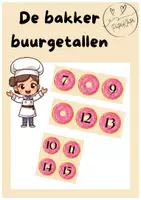 Voorbeeld - De bakker - buurgetallen - Voorblad