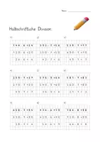 Vorschau - Arbeitsblätter - Übungsblatt-Paket mit Lösungen zur halbschriftlichen Multiplikation und Division - Seite 3