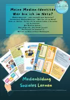 Vorschau - Arbeitsblätter - 🤖 Medien-Identität / Wer bin ich im Netz? - Deckblatt
