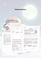 Vorschau - Arbeitsblätter - Weihnachtsmann (Lesetext mit Aufgaben) - Deckblatt