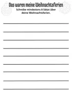 Vorschau - Arbeitsblätter - So waren meine Weihnachtsferien – differenziert für Klasse 1–4 (Gratis Download) - Seite 2