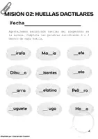 Vista previa - Hojas de trabajo - Agencia de Detectives: Cuadernillo de Ortografía - página 3