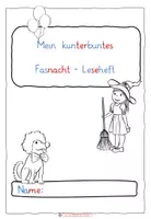 Vorschau - Arbeitsblätter - Leseheftchen Fasnacht Fasching Karneval SILBENSCHRIFT - Seite 3