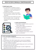Vorschau - Arbeitsblätter - Das Gedicht Materialpaket Deutschunterricht: Analyse & Interpretation - Seite 3