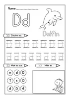 Vorschau - Mal- und Bastelvorlagen - Arbeitsblätter für das deutsche Alphabet - Seite 3