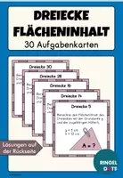 Vorschau - Stationenlernen - Dreieck: Flächeninhalt berechnen 30 Aufgabenkarten - Deckblatt