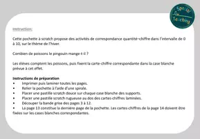 Aperçu - Jeux - Hiver: Nourrir le pingouin - chiffres 0 - 10 - Page 1