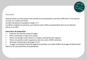 Aperçu - Jeux - Hiver: Nourrir le pingouin - chiffres 11 - 20 - Page 1