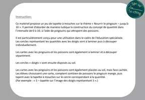 Aperçu - Jeux - Hiver: Nourrir le pingouin - Jeu avec tapette à mouches - Page 1