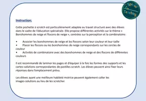 Aperçu - Inclusion - Hiver - Perception: Bonshommes de neige & flocons de neige - Page 2