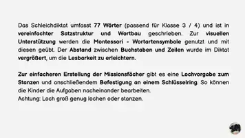 Vorschau - Fördermaterial/Inklusion - Mission Sprachreise: Schleichdiktat (Wortarten) Tag & Nacht - Seite 3