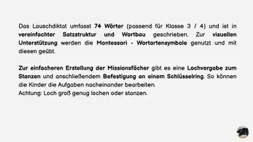 Vorschau - Fördermaterial/Inklusion - Mission Sprachreise: Lauschdiktat (Wortarten) Tag und Nacht - Seite 3