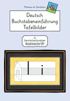 Vorschau - Präsentationen/Tafelbilder - Digitales Tafelbild: Buchstabeneinführung Ii Basisschrift - Deckblatt