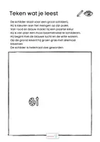 Voorbeeld - Begrijpend lezen anders aanpakken met - Teken wat je leest (E4 leesniveau) - Pagina 3