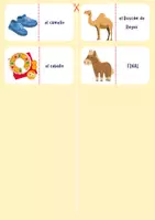 Vorschau - Spiele - Los Reyes Magos - Vocabulario - Legespiel Wort-/Bildkarten - Seite 3