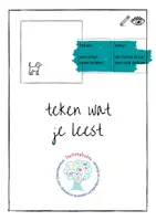 Voorbeeld - Begrijpend lezen anders aanpakken met - Teken wat je leest (M3-E3 leesniveau) - deel 2 - Voorblad
