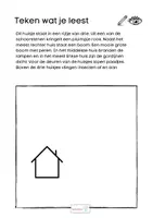 Voorbeeld - Begrijpend tekenen werkbladen voor groep 5 – deel 2 - Pagina 1