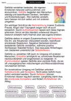 Vorschau - Arbeitsblätter - Gefühle verstehen | Lückentext | Ethik | Selbstwahrnehmung & Verantwortung - Seite 2