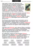 Vorschau - Arbeitsblätter - Geld& Neid | Lückentext | Ethik | Gesellschaft & Verantwortung - Seite 2