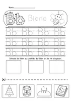 Vorschau - Arbeitsblätter - Arbeitsblätter für den Buchstaben des Alphabets - Seite 1