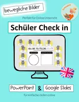 Vorschau - Arbeitsblätter - Schüler Check-In_englische Version - Deckblatt