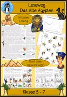Vorschau - Arbeitsblätter - Ägypten - Deckblatt