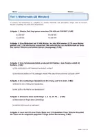 Vorschau - Stundenentwürfe - Potenzialtest_Klasse4_2026_Version3 - Seite 1