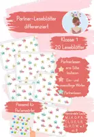 Vorschau - Arbeitsblätter - Partnerlesen differenziert - Klasse 1 - Deckblatt