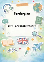 Vorschau - Fördermaterial/Inklusion - Förderplan Lern- und Arbeitsverhalten / ESE - Deckblatt