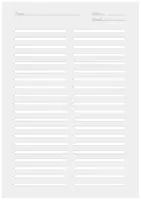 Vorschau - Arbeitsblätter - Arbeitsblatt: Deutsch Lineatur 3 - zwei Spalten 4 mm - DIN A4 mit Name und Datum nummeriert ||20 Seiten Paket f1G90b36 - Seite 1