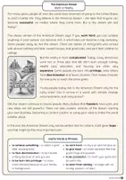 Vorschau - Arbeitsblätter - The American Dream – Reading, Speaking & Writing - Seite 1