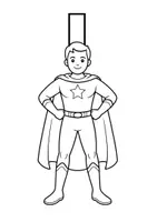 Vorschau - Mal- und Bastelvorlagen - Superhelden Girlande Basteln Kunst Bastelideen und kreative Dekoration Grundschule - Seite 3