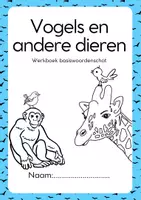 Voorbeeld - Basiswoordenschat Vogels en andere dieren - Voorblad