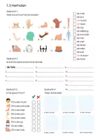 Voorbeeld - Basiswoordenschat Mijn lichaam - Pagina 3