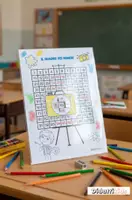 anteprima - Esercizi - IL QUADRO DEI NUMERI (da 1 a 100) - unità e decine - Pagina di copertina