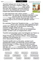 Vorschau - Arbeitsblätter - Tierethik | Lückentext | Ethik | Gesellschaft & Verantwortung - Seite 1