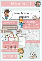 Vorschau - Arbeitsblätter - Lernentwicklungsgespräche Klasse 1 - LEG / SEL - Deckblatt