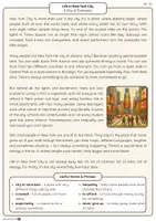 Vorschau - Arbeitsblätter - New York City: A City of Contrasts – Reading Comprehension & Writing Task (B1–B2) - Seite 1