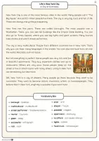 Vorschau - Arbeitsblätter - New York City: A City of Contrasts – Reading Comprehension & Writing Task (B1–B2) - Seite 2